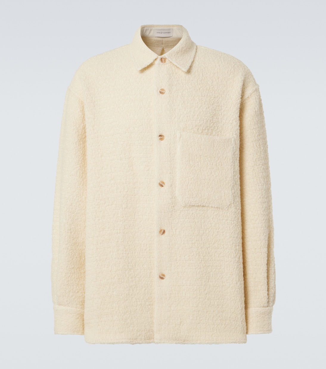 Hemdjacke aus Wolle und Baumwolle | King & Tuckfield