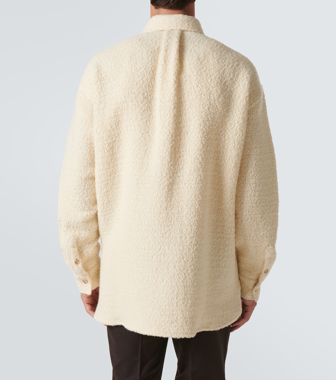 Hemdjacke aus Wolle und Baumwolle | King & Tuckfield