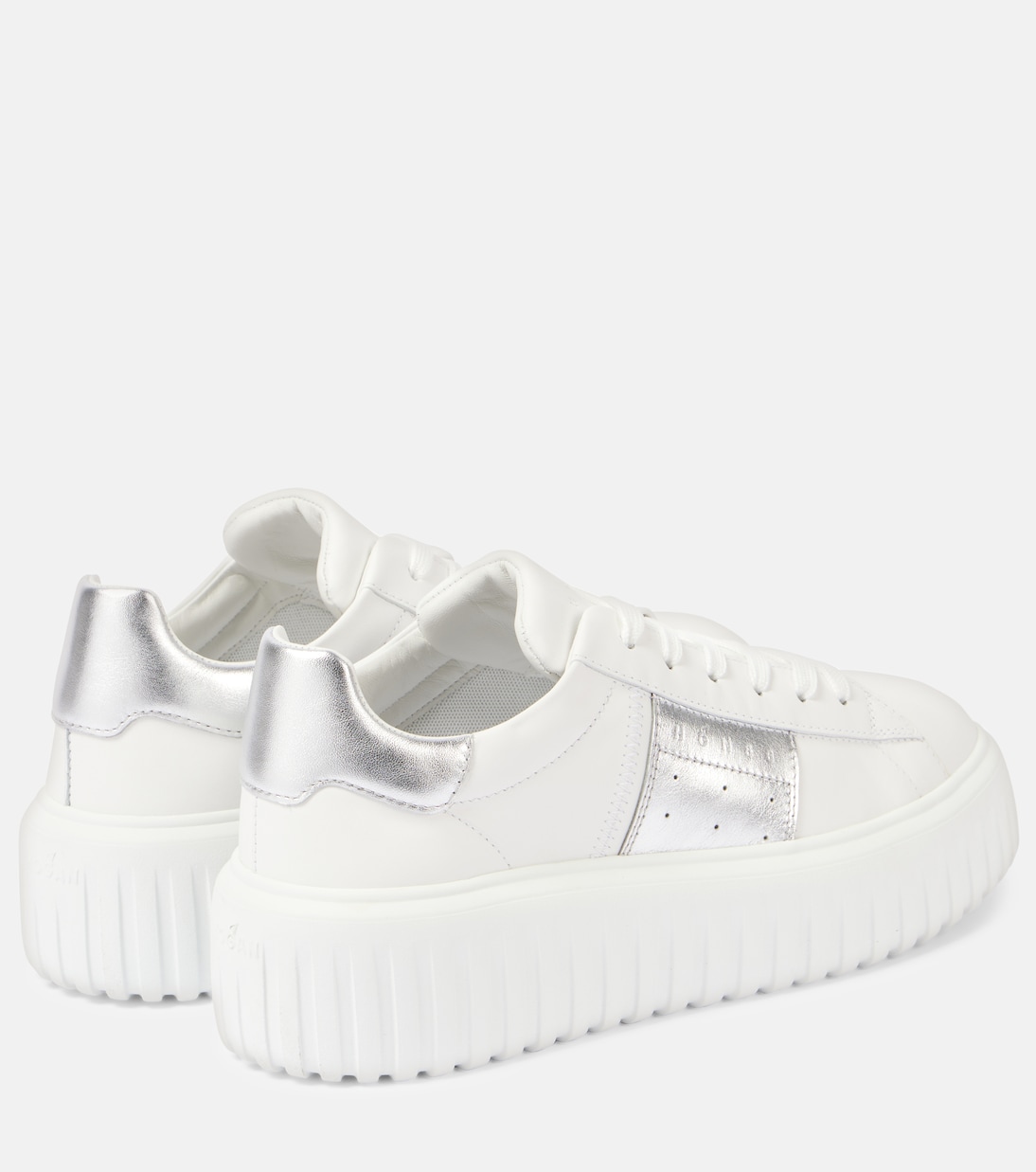 Baskets H-Stripes à plateforme en cuir | Hogan