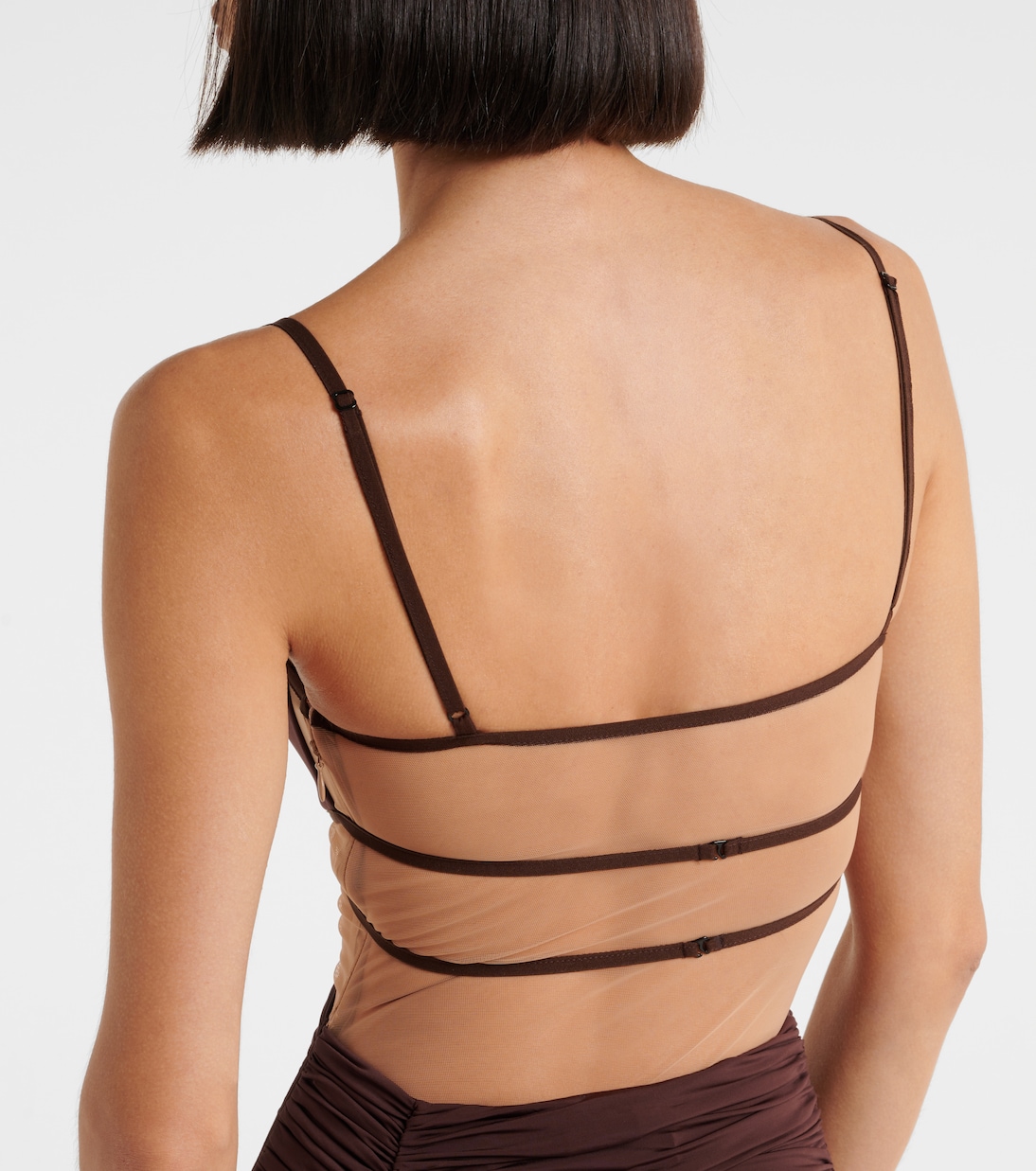 Vestido corto drapeado | Nensi Dojaka