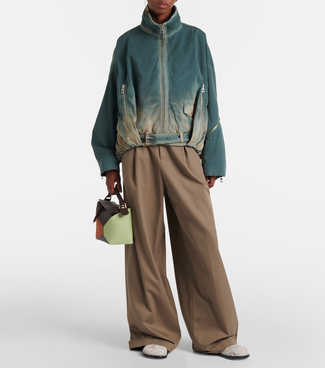 Giacca Balloon in gabardine di cotone | Loewe