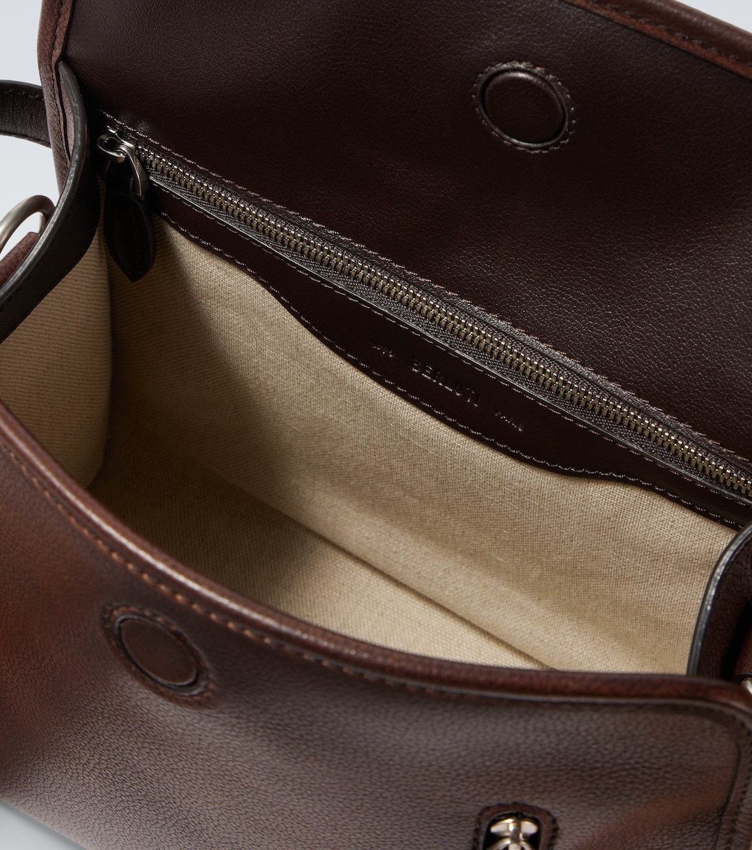 Messenger Bag Morning On Strap aus Leder | Berluti