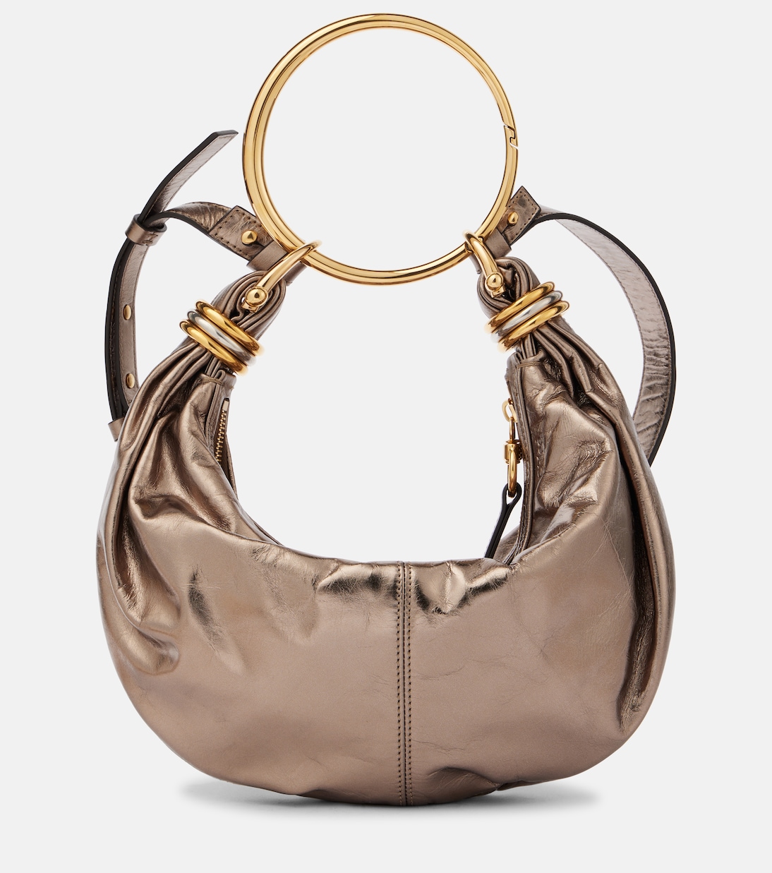 Schultertasche Bracelet Small aus Leder | Chloé