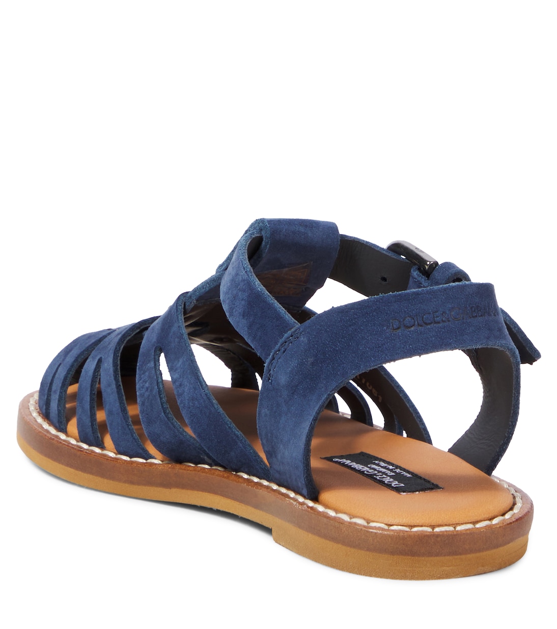 DG suede fisherman sandals | Dolce&Gabbana Kids