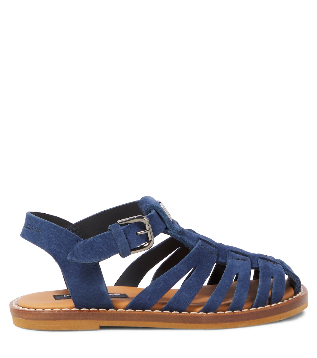 DG suede fisherman sandals | Dolce&Gabbana Kids