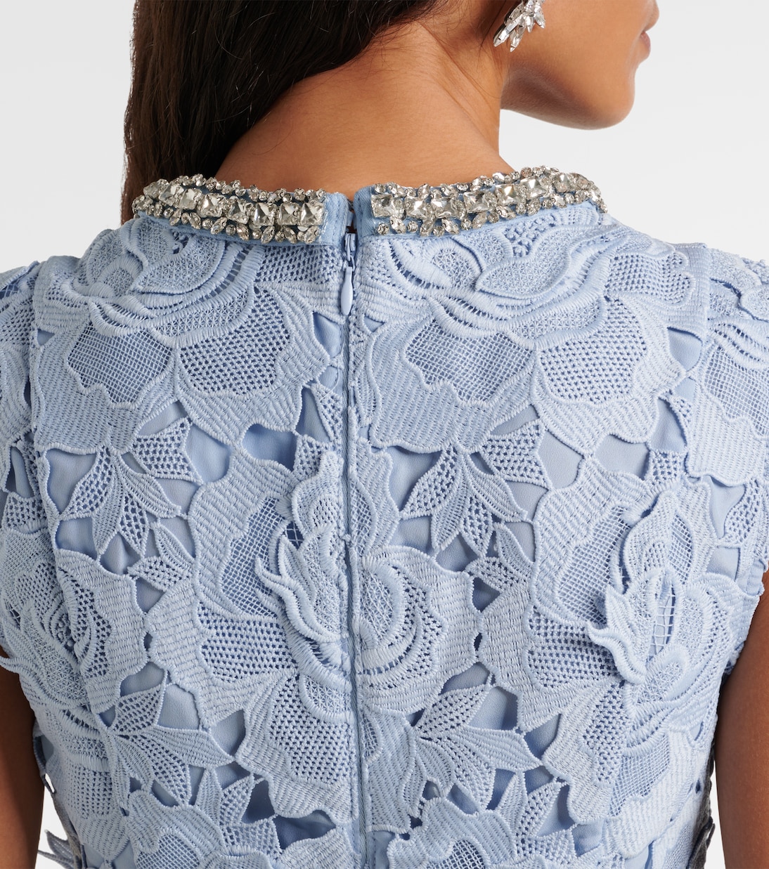 Robe en dentelle à ornements | Self-Portrait