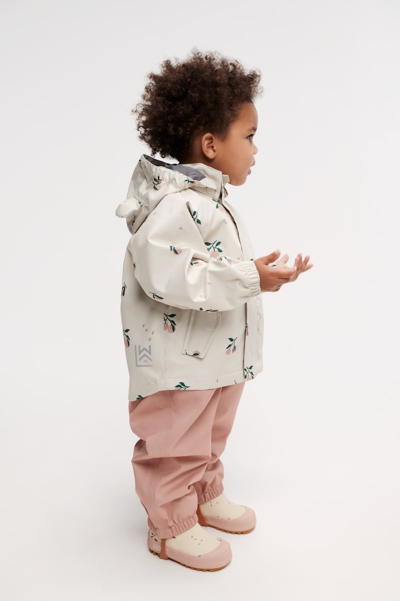 Baby Manu raincoat and stirrup overalls set | Liewood
