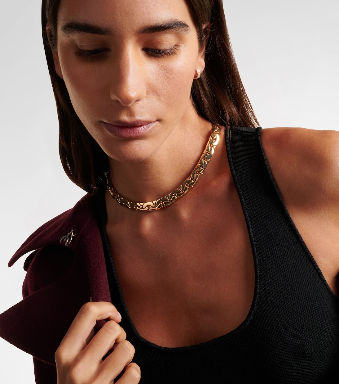 Collana in oro 10kt Tribeca di Jennifer Fisher per stile giovane e moderno