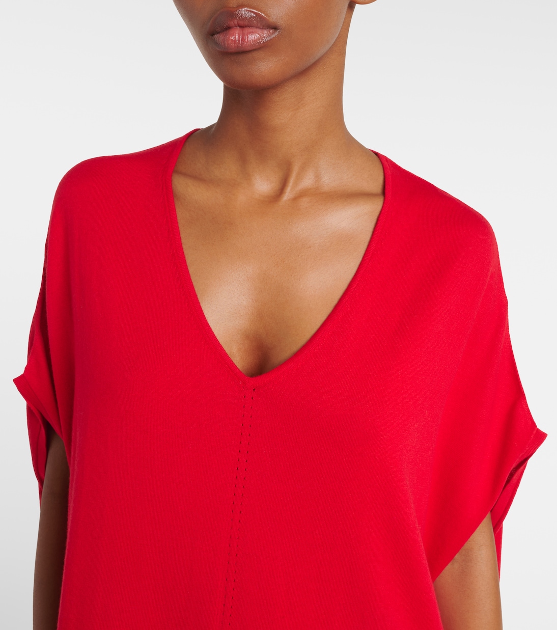 Abito midi in cotone, seta e cashmere | Jardin des Orangers