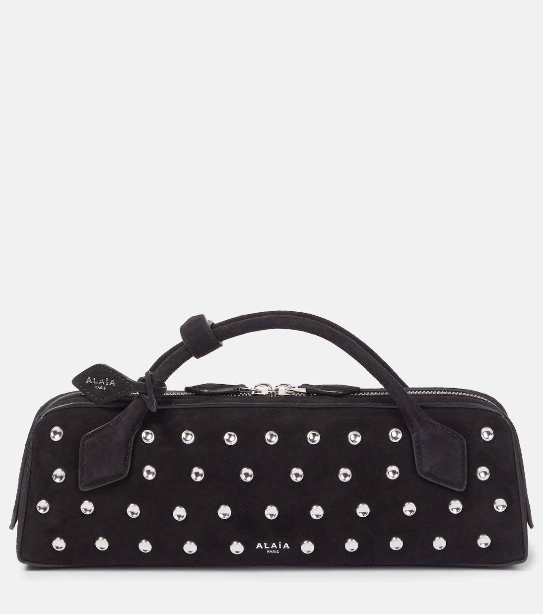 Borsa Le Teckel in suede con borchie | Alaïa