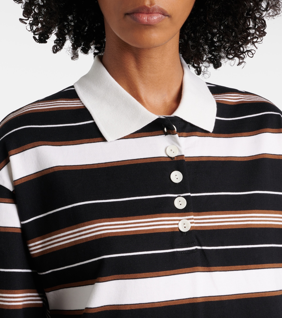 Polo in cotone a righe | Róhe