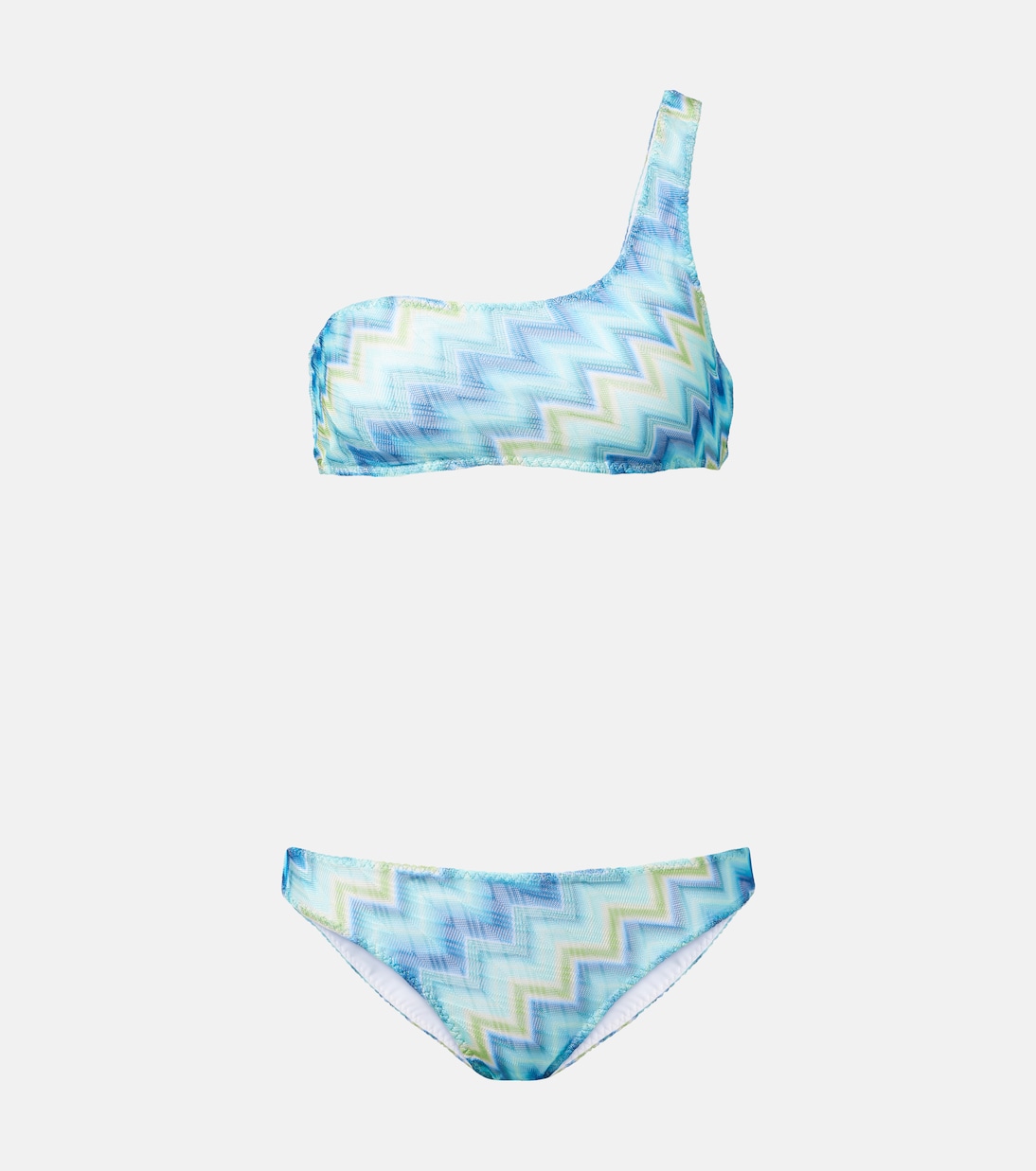 Zigzag one-shoulder bikini | Missoni