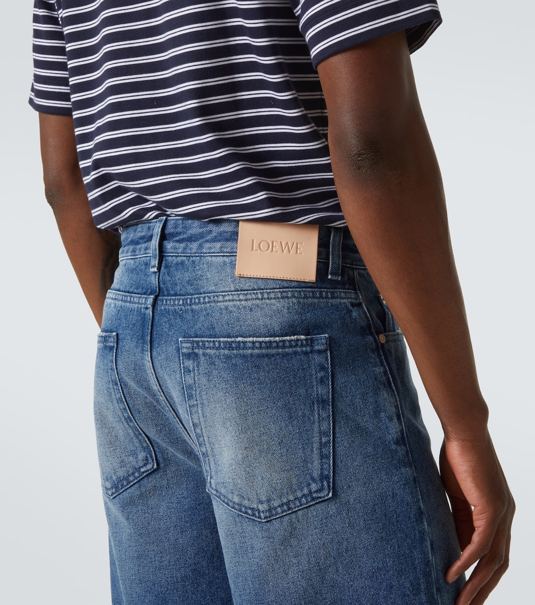Short Paula's Ibiza en jean | Loewe