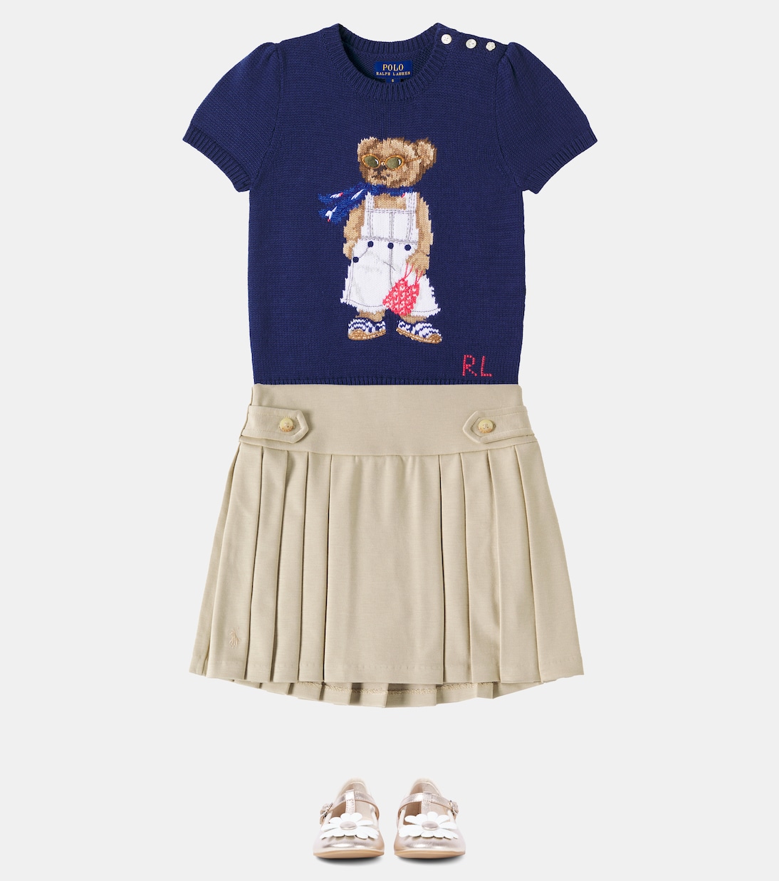 Polo Bear 코튼 탑 | Polo Ralph Lauren Kids