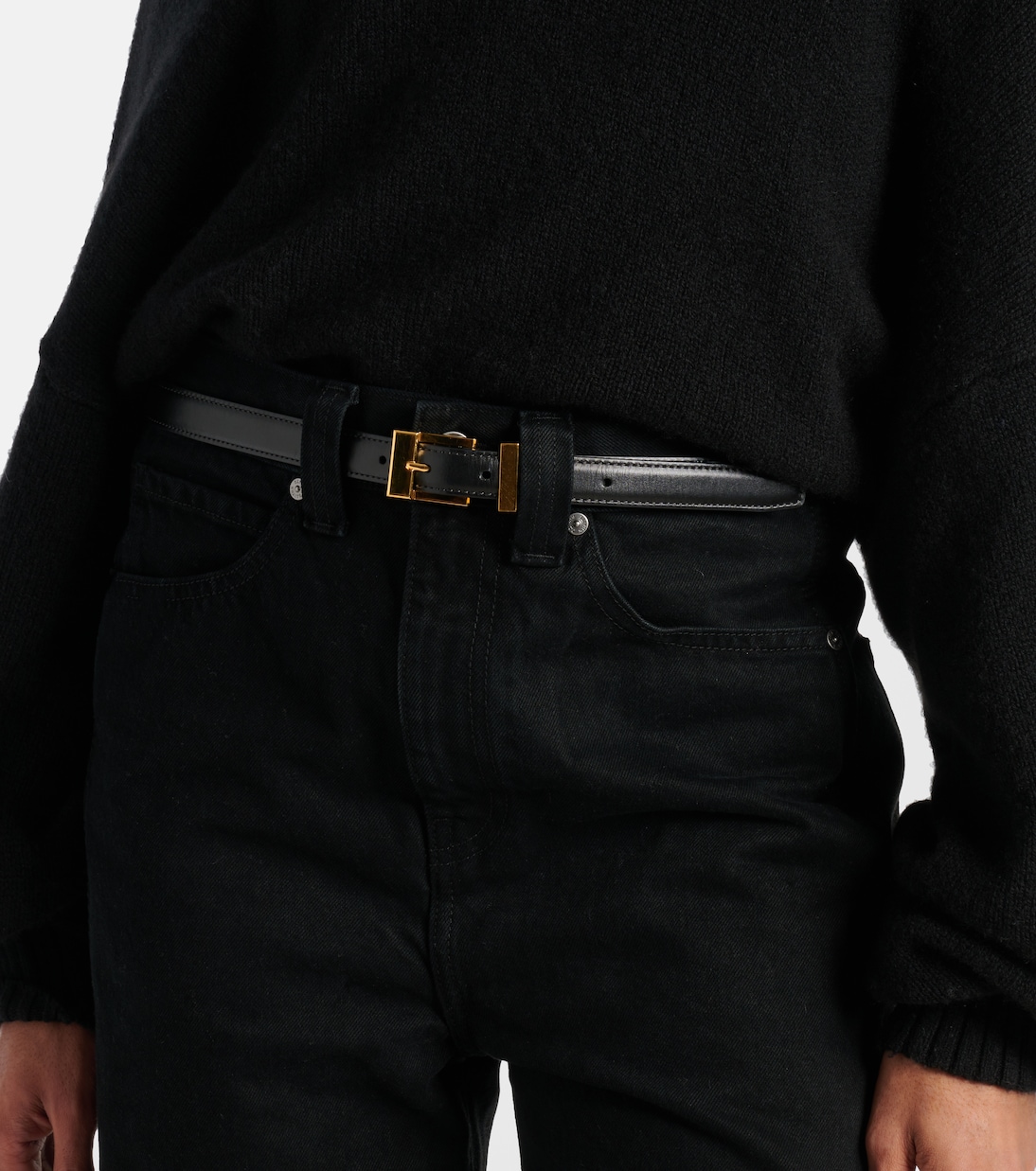 Cintura Manhattan in pelle | Khaite