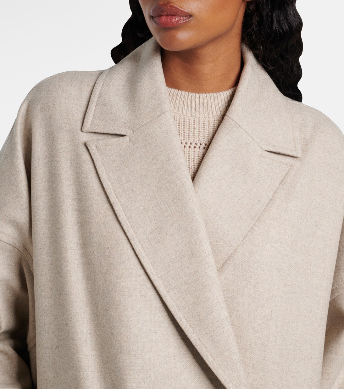 Oversized wool jacket | Brunello Cucinelli