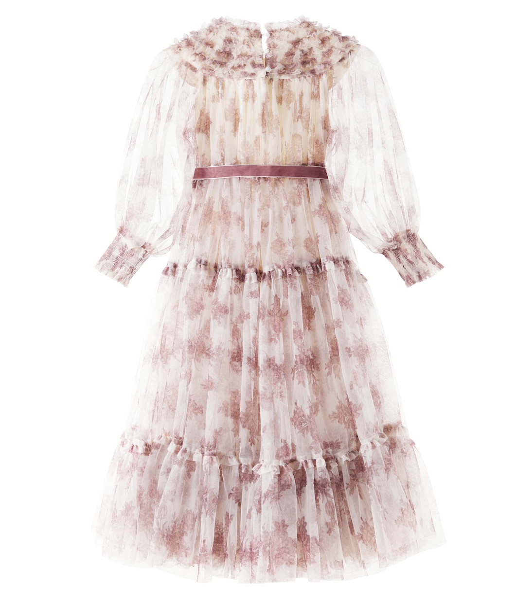 Domenica toile de jouy tulle dress | C'era Una Volta