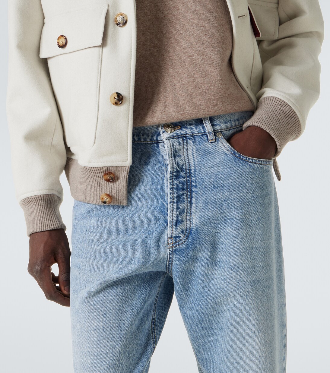 Mid-rise slim jeans | Brunello Cucinelli