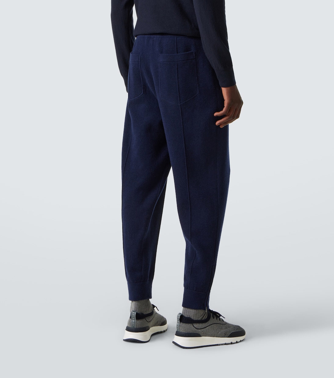 Pantalones deportivos en mezcla de cachemir | Brunello Cucinelli