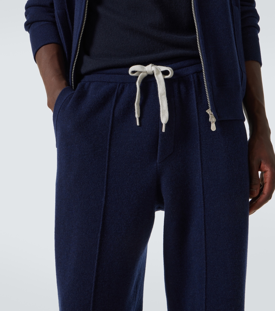 Pantalones deportivos en mezcla de cachemir | Brunello Cucinelli