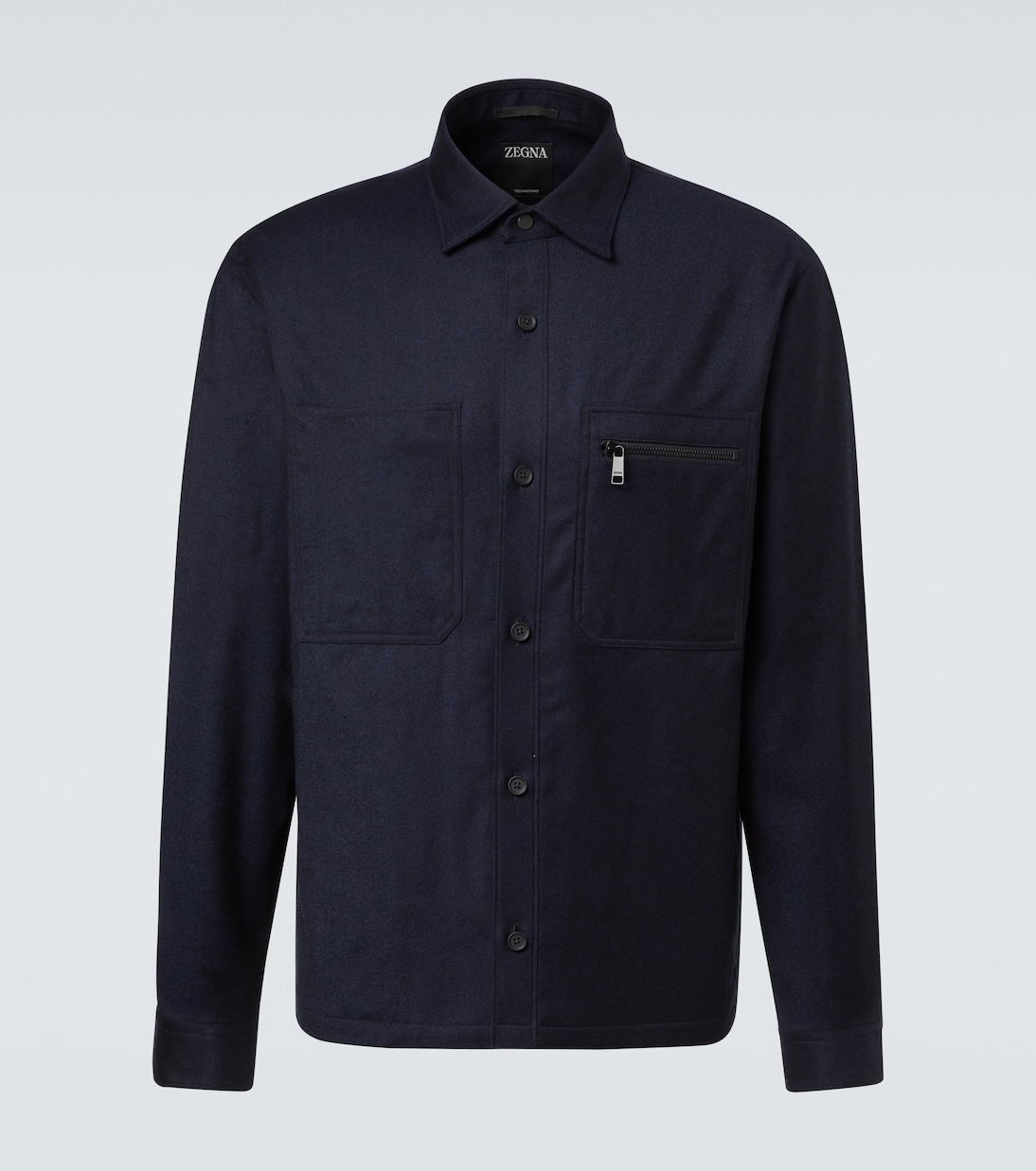 Hemdjacke aus Wolle | Zegna