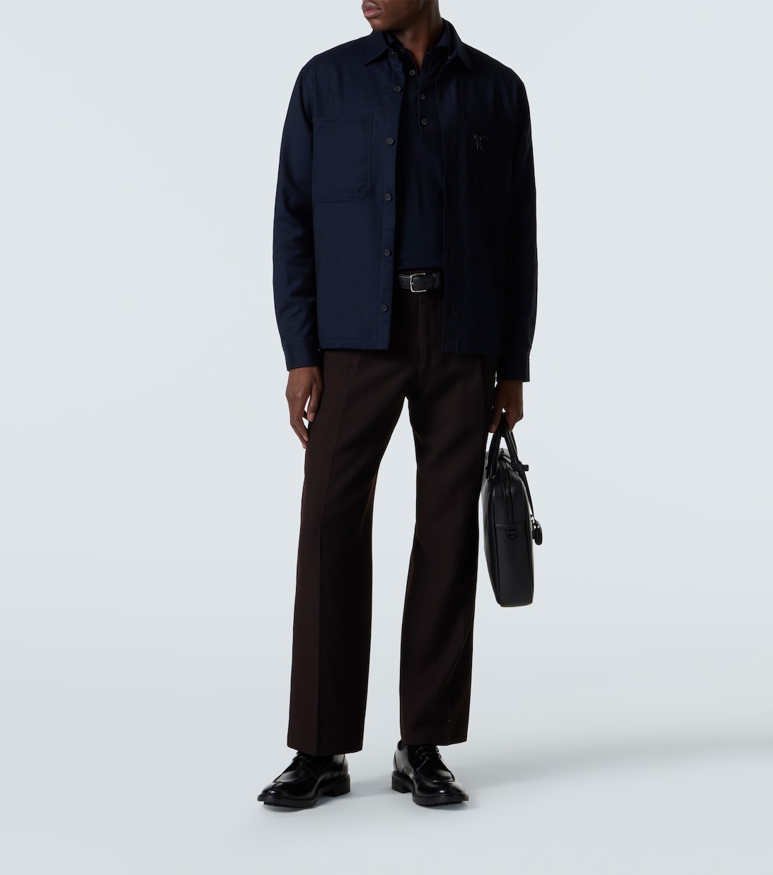 Hemdjacke aus Wolle | Zegna