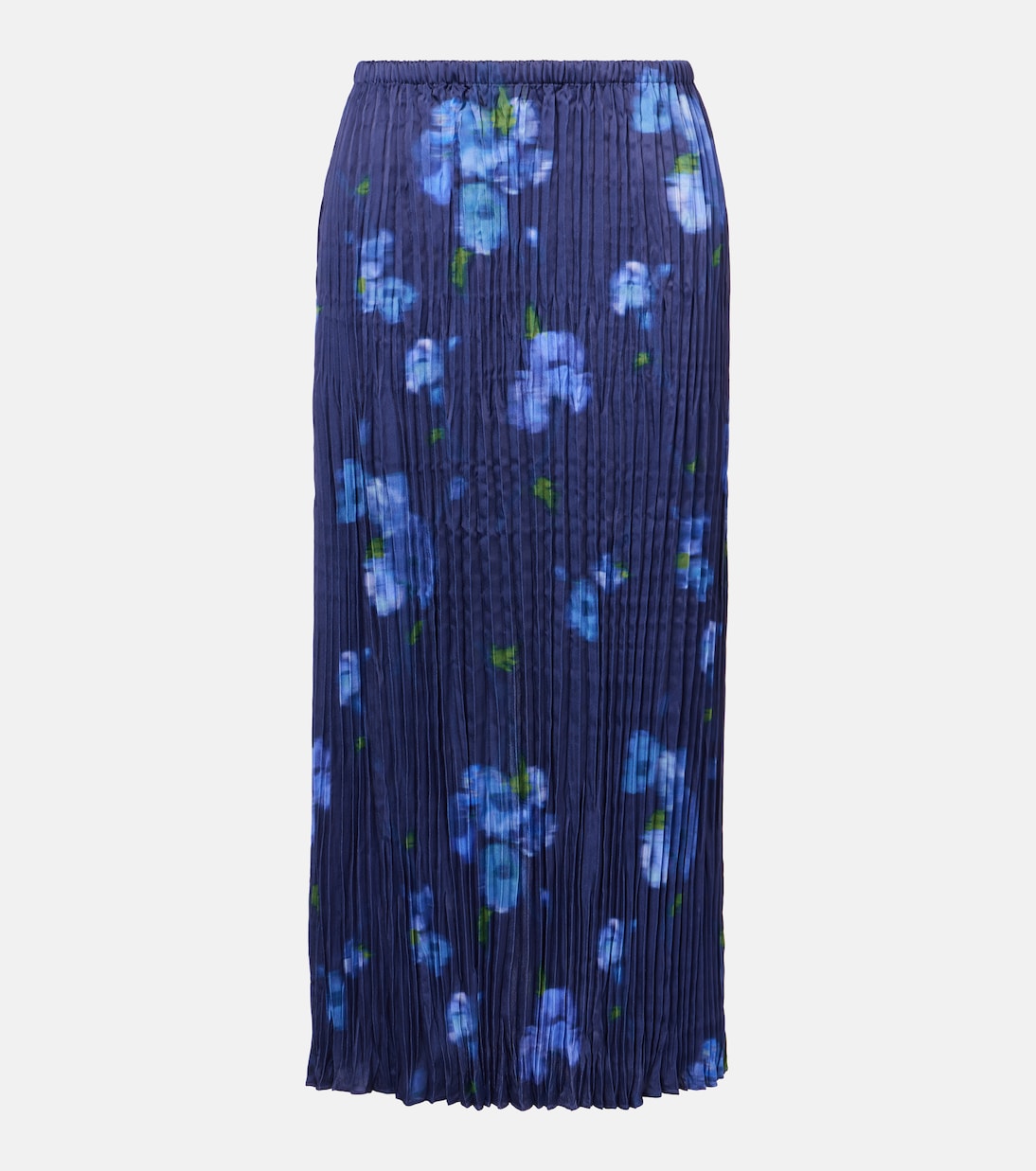 Plissierter Midirock Poppy Blur | Vince