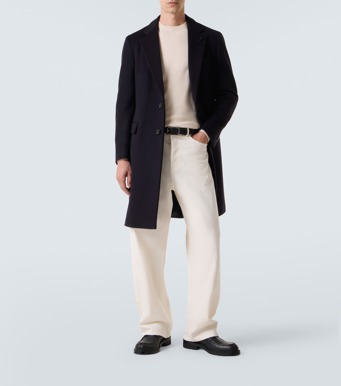 Virgin wool overcoat | Lardini