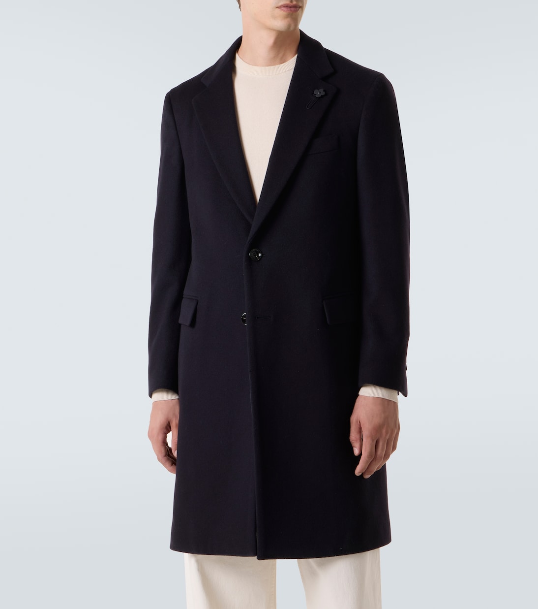 Virgin wool overcoat | Lardini