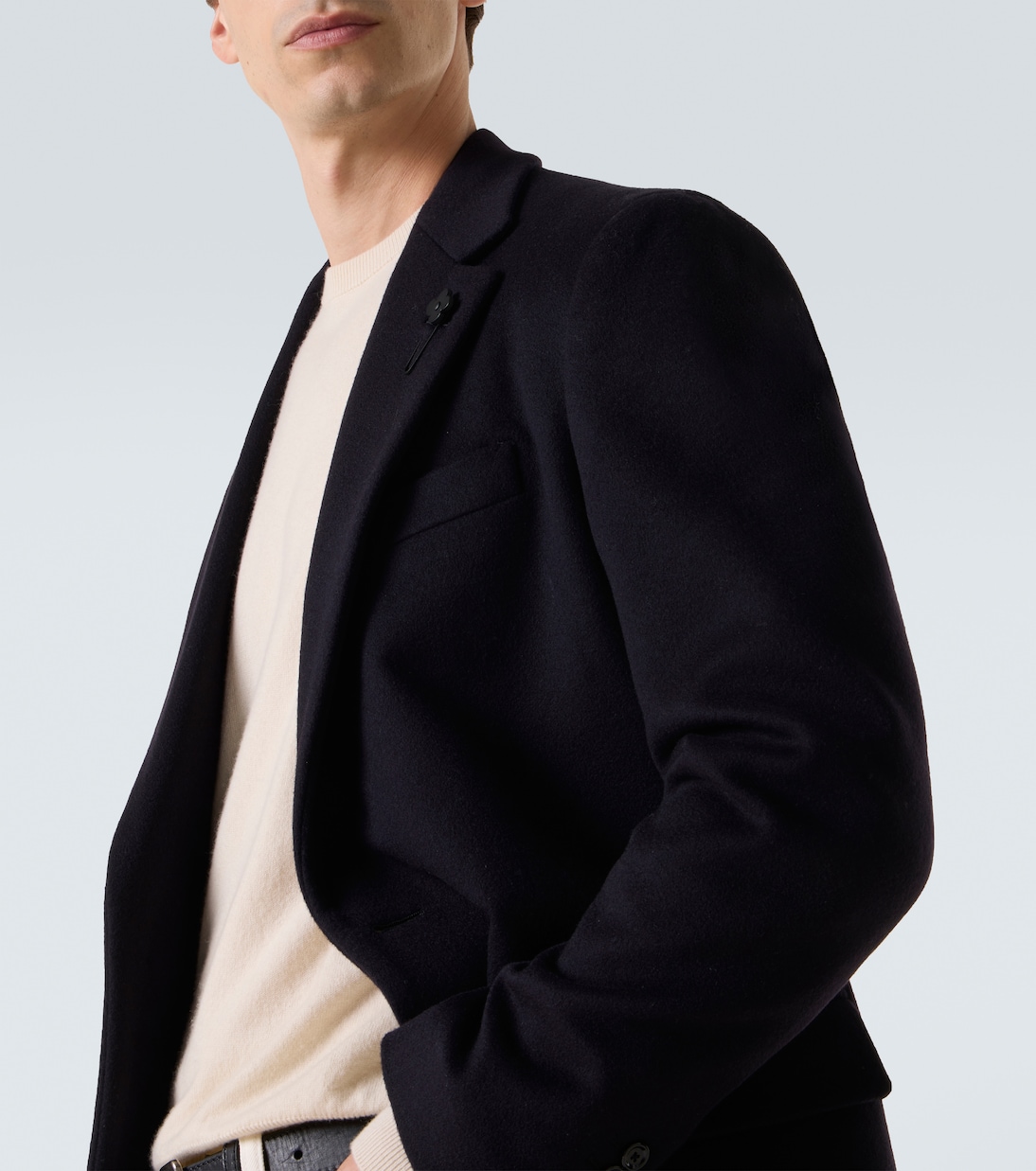 Virgin wool overcoat | Lardini
