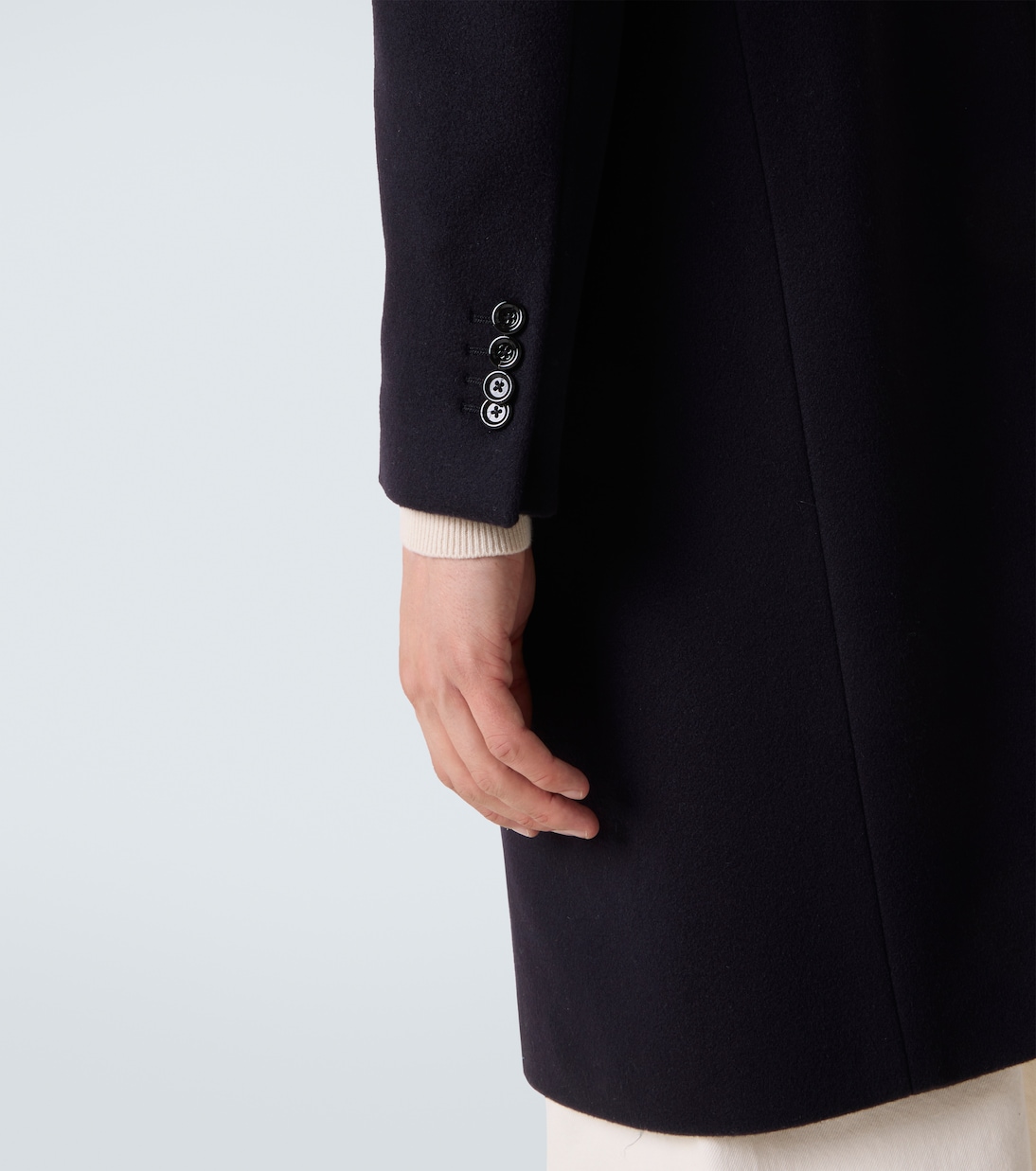 Virgin wool overcoat | Lardini