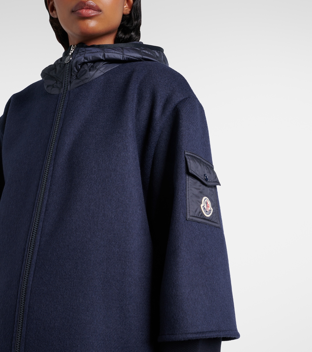 울 블렌드 케이프 | Moncler