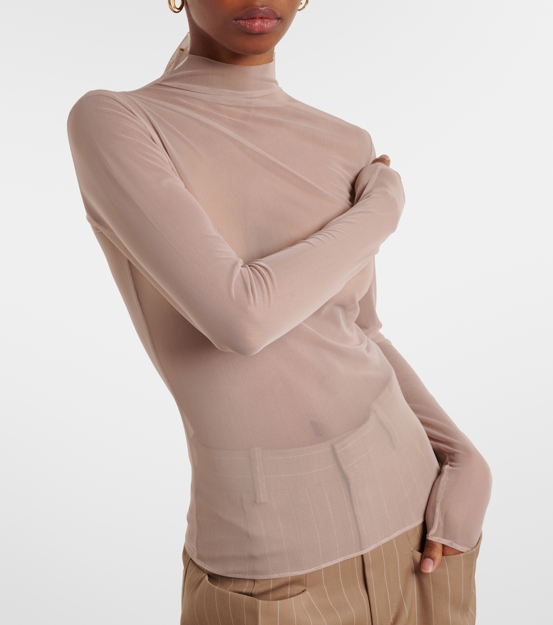 Tulia sheer top | The Frankie Shop