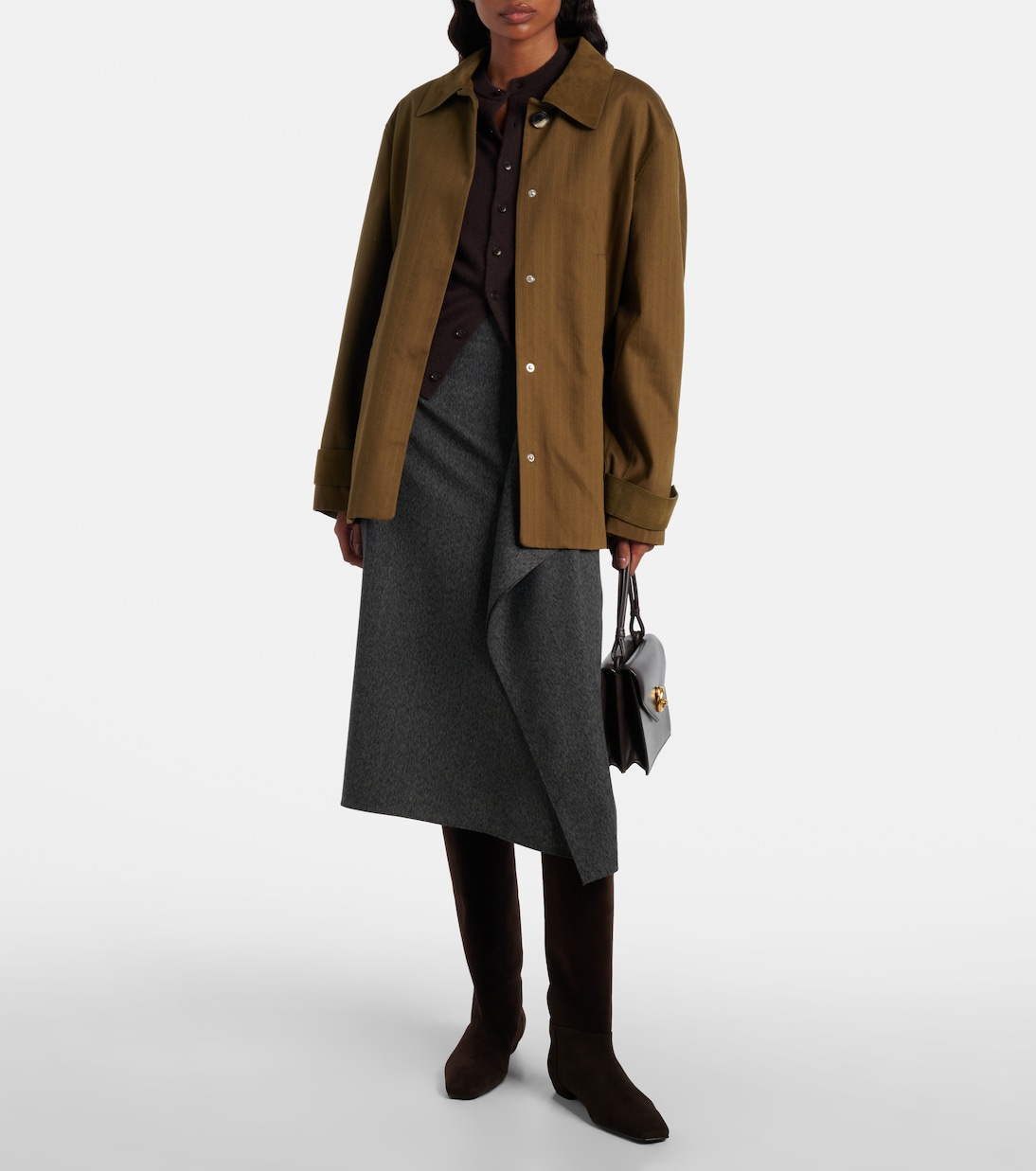 스웨이드 니하이 부츠 | Proenza Schouler