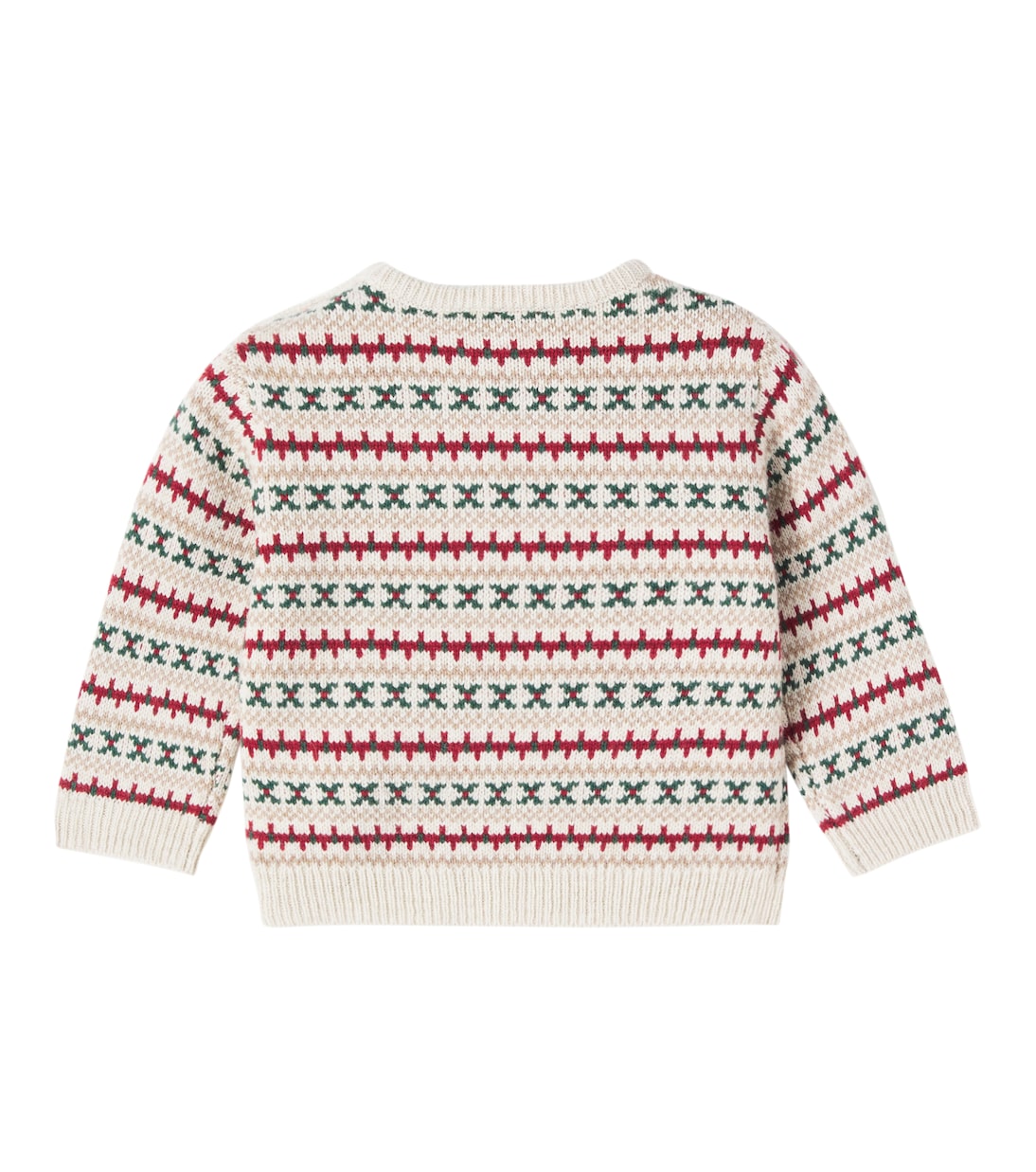 Baby wool and cotton-blend sweater | Bonpoint