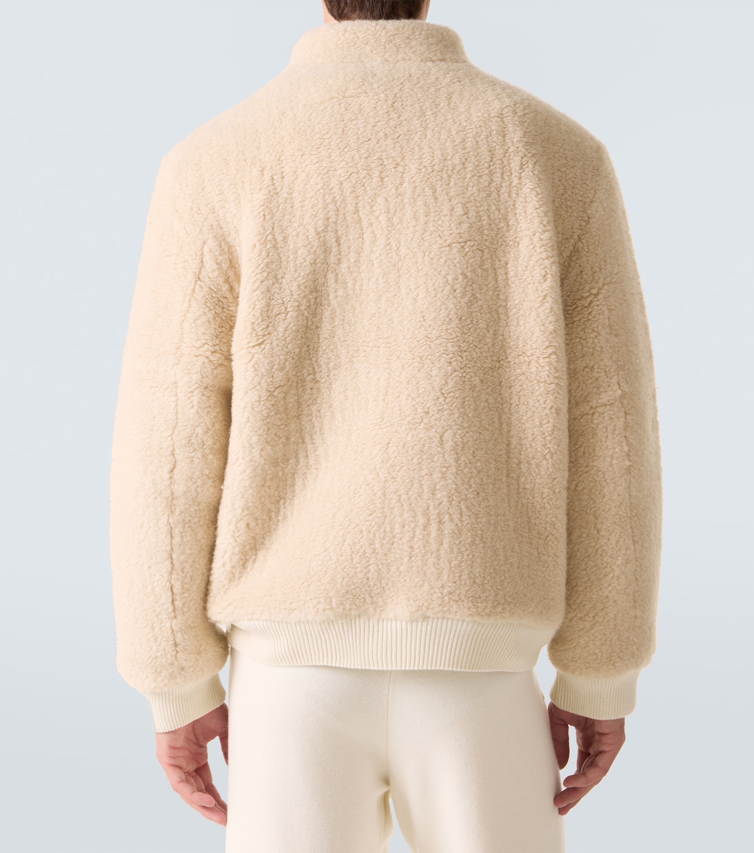 T-Bird cashmere jacket with emerald | God's True Cashmere