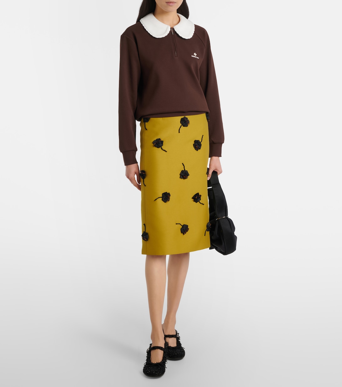 Sweatshirt aus einem Baumwollgemisch | Shushu/Tong