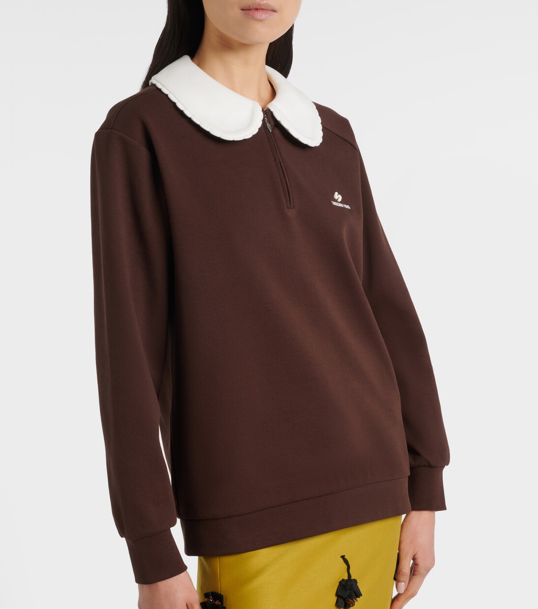 Sweatshirt aus einem Baumwollgemisch | Shushu/Tong