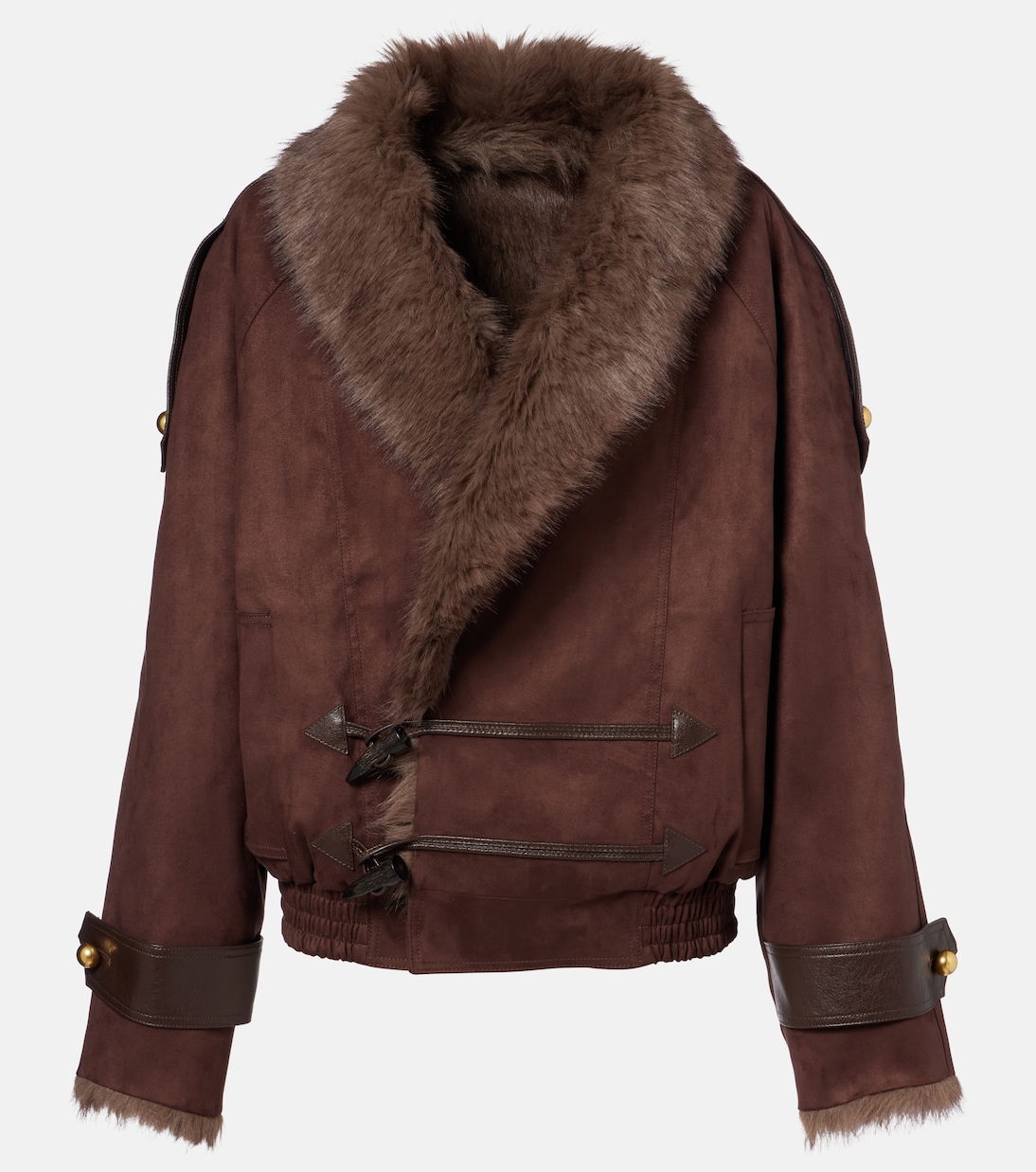 Reversible faux fur jacket | Xu Zhi