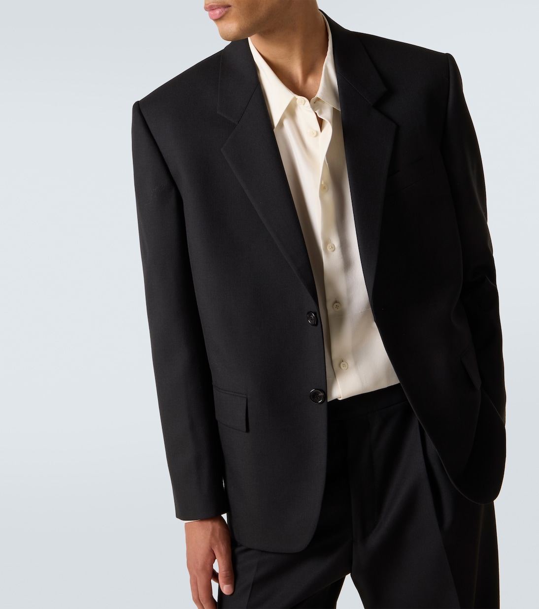 Wool gabardine blazer | Saint Laurent