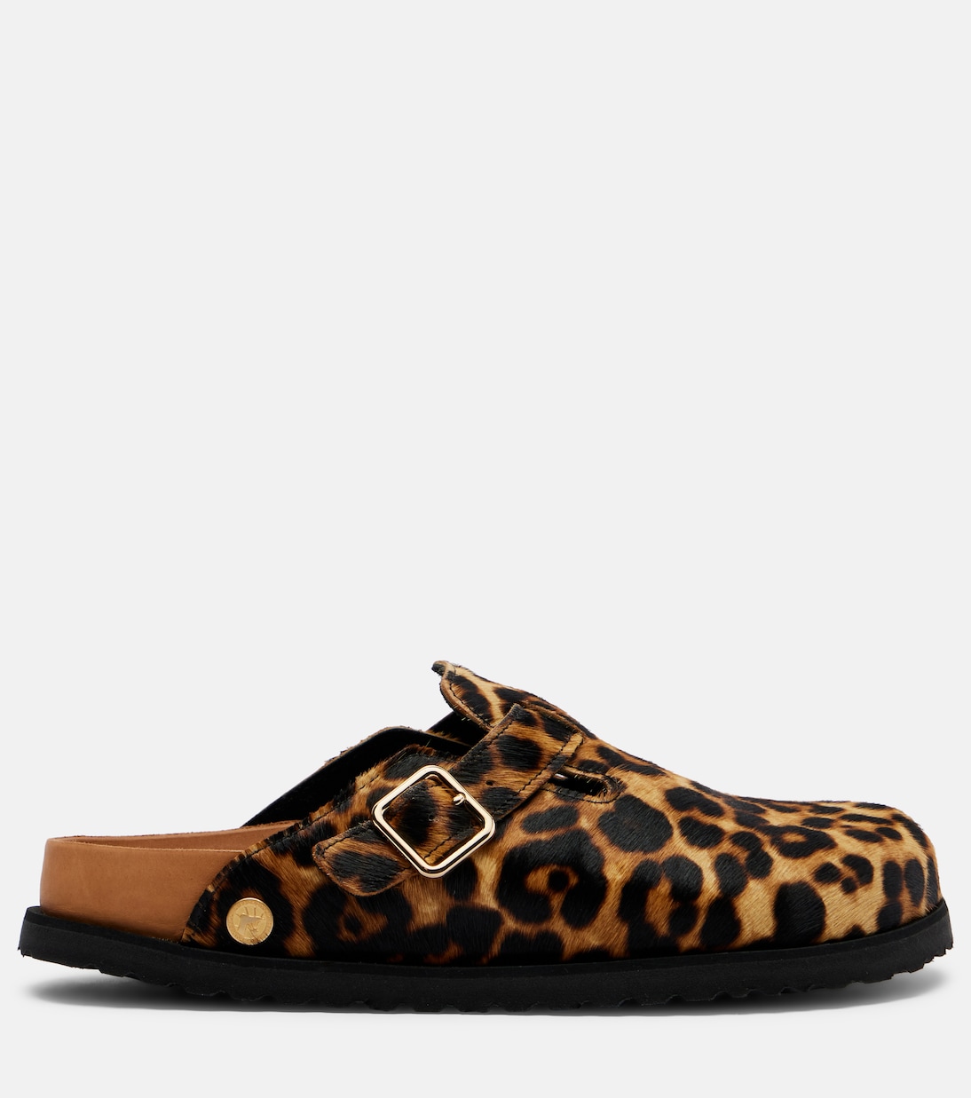 Mules Boston in cavallino con stampa leopardata | Birkenstock 1774