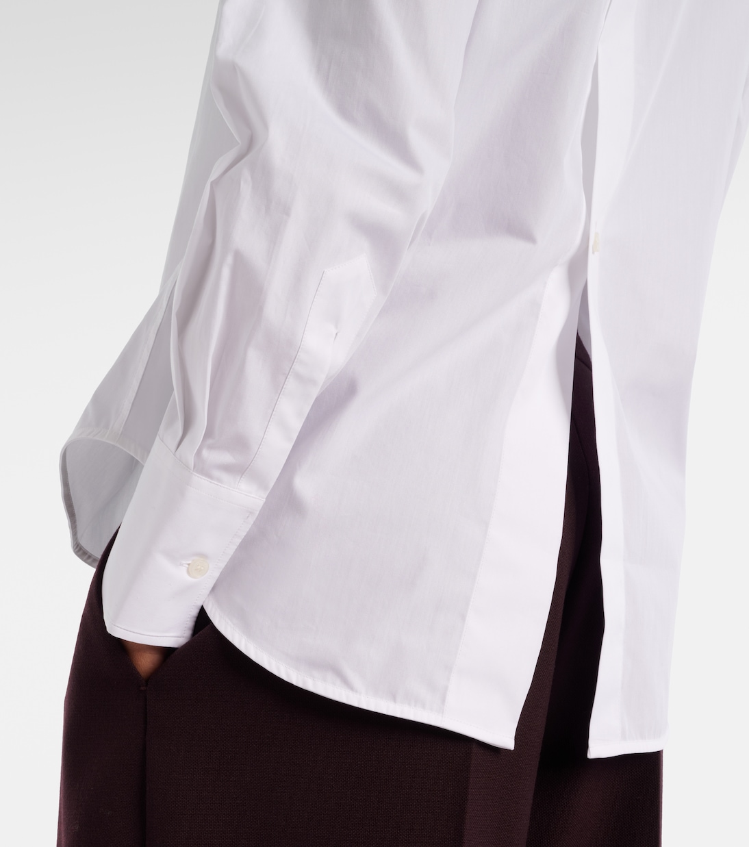 Cotton poplin shirt | Victoria Beckham