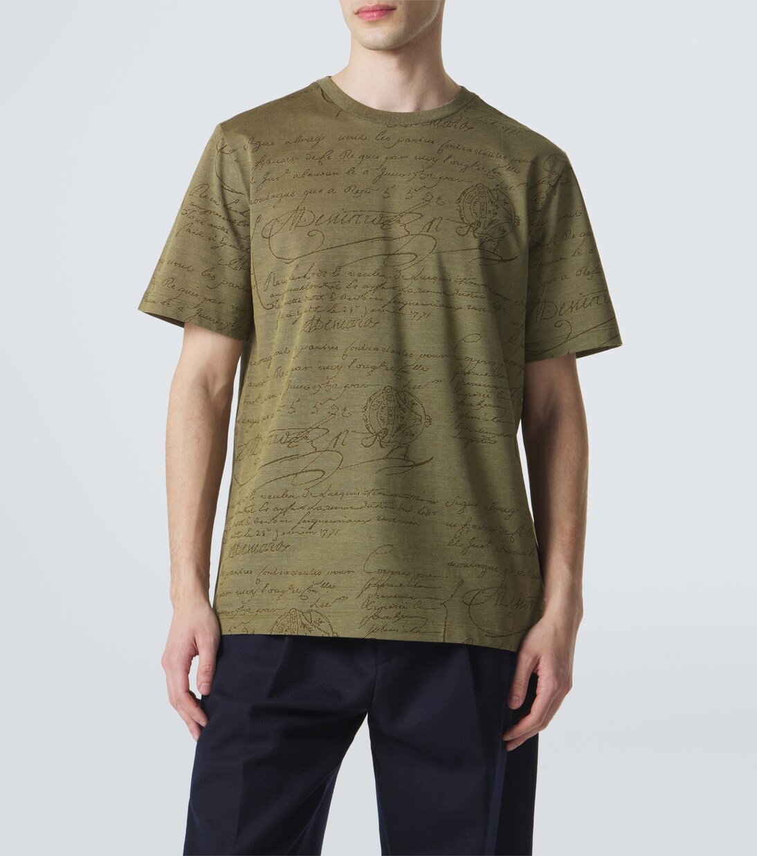 Printed cotton jersey T-shirt | Berluti