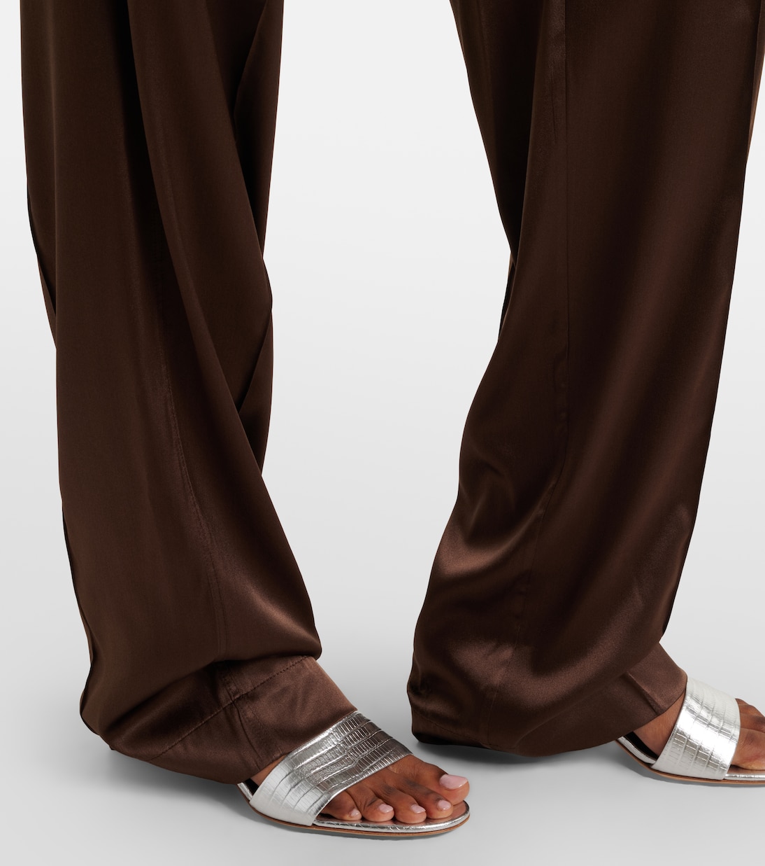 55 metallic leather mules | Tom Ford