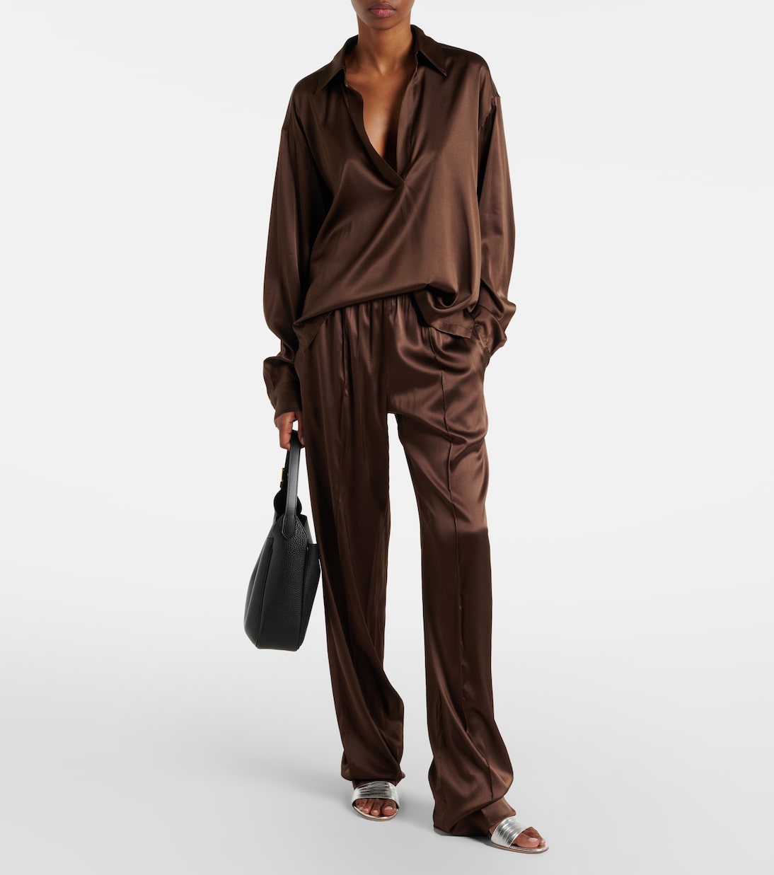 55 metallic leather mules | Tom Ford