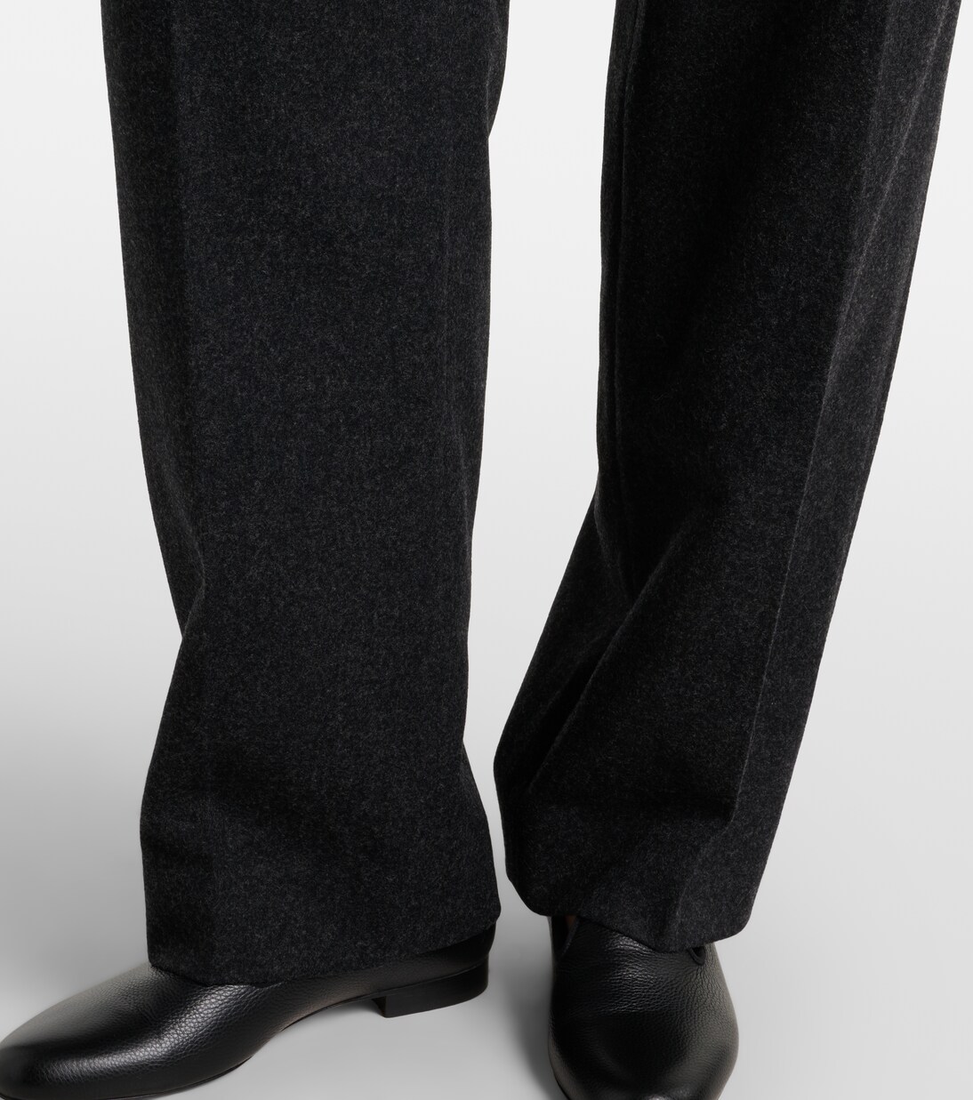 Gerade Hose aus Flanell aus einem Wollgemisch | Toteme