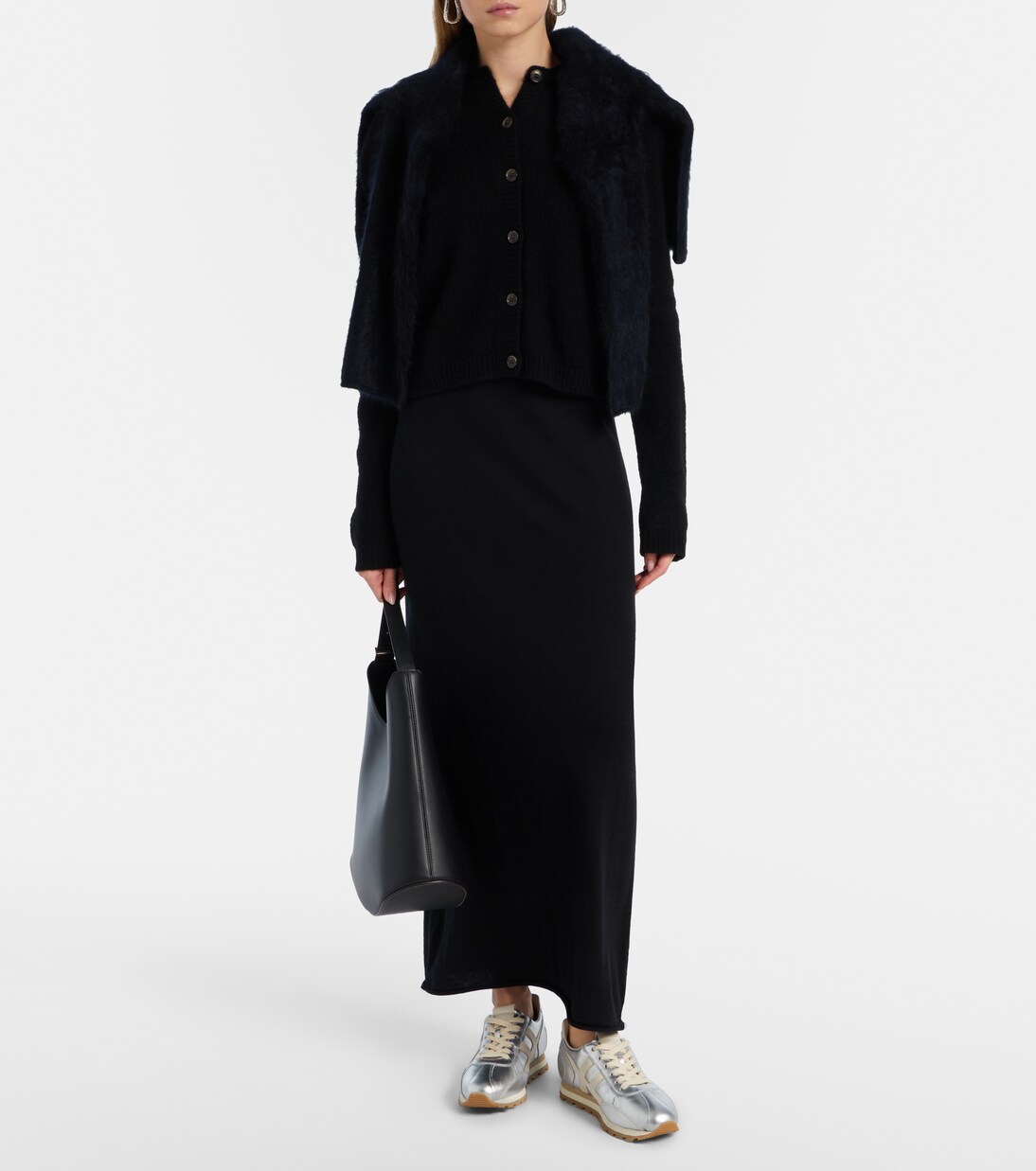 86er metallic leather sneakers | Hogan