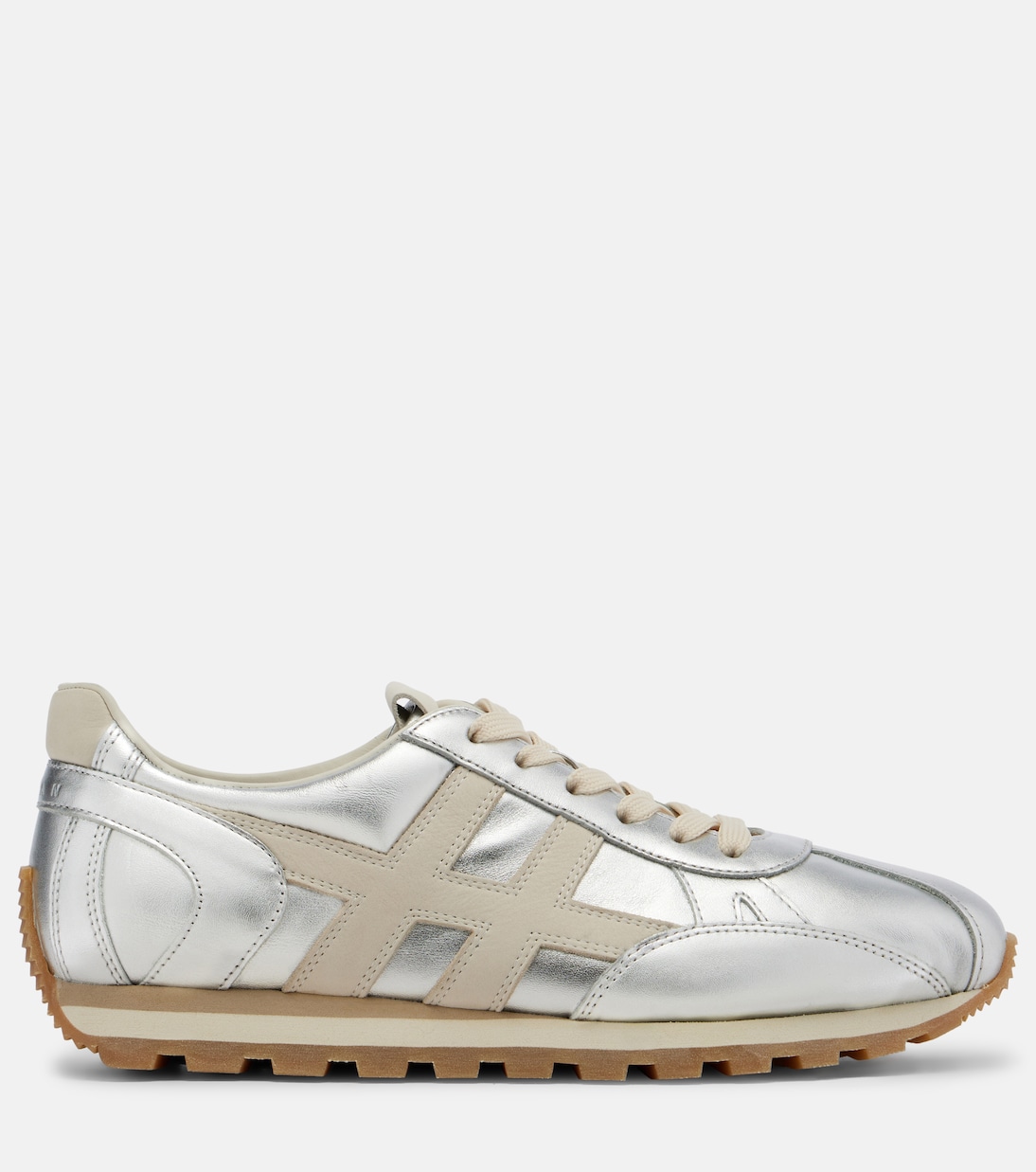 86er metallic leather sneakers | Hogan