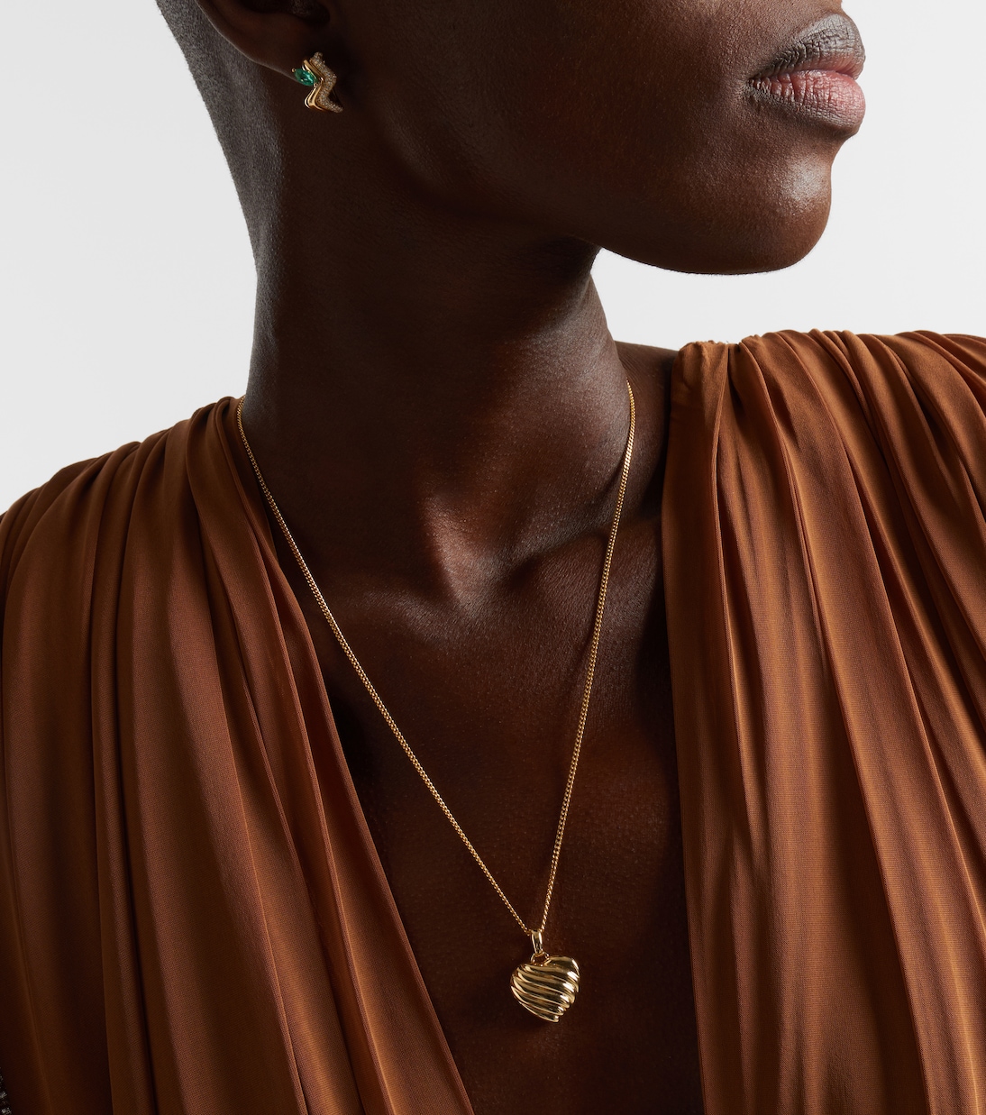 18kt gold (750/1000) locket necklace | David Yurman