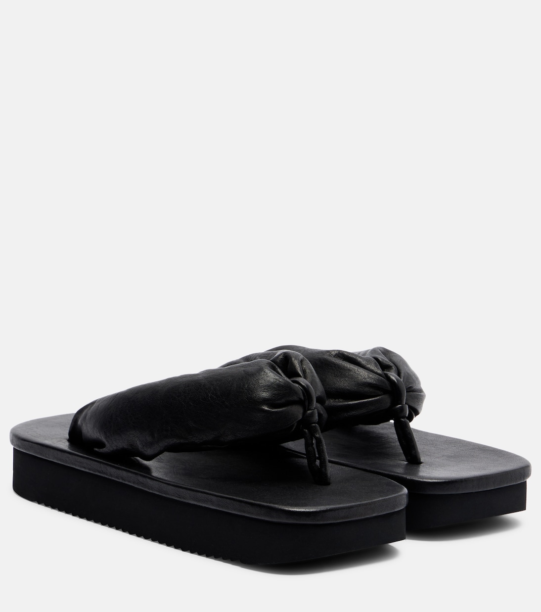 Tongs à plateforme en cuir | Rick Owens